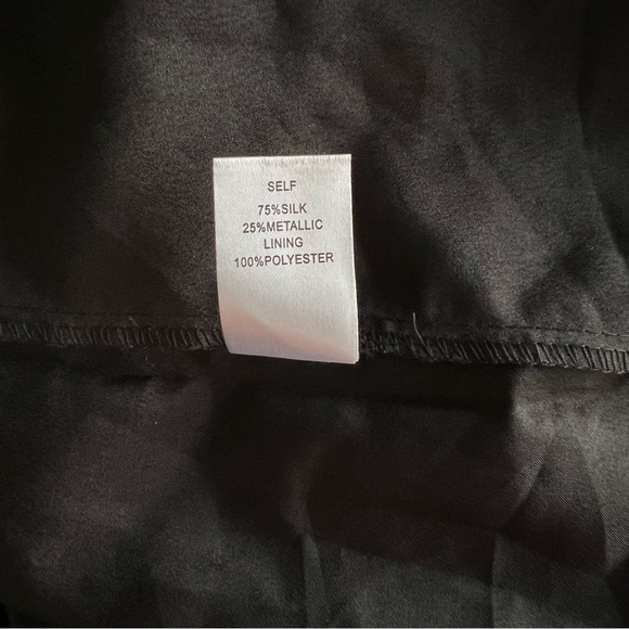 Oleg Cassini Multicolor Metallic Gown - Picture 9 of 9